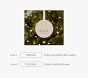 Personalized Mini Footprint Baby's First Disc Ornament