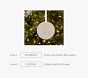 Personalized Mini Footprint Baby's First Disc Ornament
