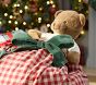 Chris Loves Julia Large Plaid Santa Bag