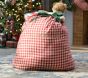 Chris Loves Julia Large Plaid Santa Bag