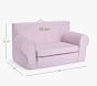 Anywhere Sofa Lounger<sup>&reg;</sup>, Lavender with White Piping