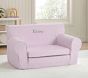 Anywhere Sofa Lounger, Twill with White Piping