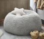 Anywhere Beanbag<sup>&trade;</sup>, Gray Cozy Sherpa
