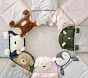 Striped Shaggy Head Critter Sleeping Bags