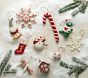 Felted Nordic Snowflake Ornaments, Set of 6