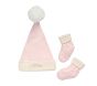 Santa Hat and Bootie Set