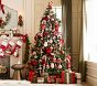 Velvet and Chenille Candy Cane Ornaments (18"), Set of 3