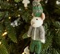 Felted Winter Sports Animal Ornaments, Set of 6