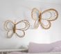 Rattan Butterflies, Set of 2 (14"x 13")
