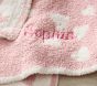 Scattered Hearts Fuzzy Baby Blanket