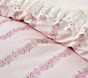 LoveShackFancy Floral Stripe Organic Cotton Duvet Cover &amp; Shams