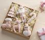 Pink Velvet Christmas Ornaments, Set of 6