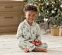 Dr. Seuss's The Grinch<sup>&trade;</sup>  Heritage Oxford Stripe Flannel Kid Pajama Set