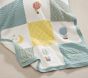 Hot Air Balloon Patchwork Heirloom Baby Blanket
