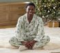Dr. Seuss's The Grinch<sup>&trade;</sup>  Heritage Oxford Stripe Adult Flannel Pajama Set