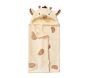 Giraffe Luxe Faux Fur Baby Hooded Towel