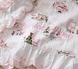 Blush Holly Jolly Santa Ruffled Oversized Organic Muslin Baby Blanket