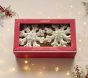 Felt Beaded Jumbo Snowflake Ornaments, Set of 6