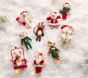Felt Christmas Mice Ornaments, Set of 9