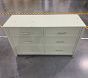Open Box: Camden Extra-Wide Nursery Dresser (56"W) - Sage, Zinc Pulls