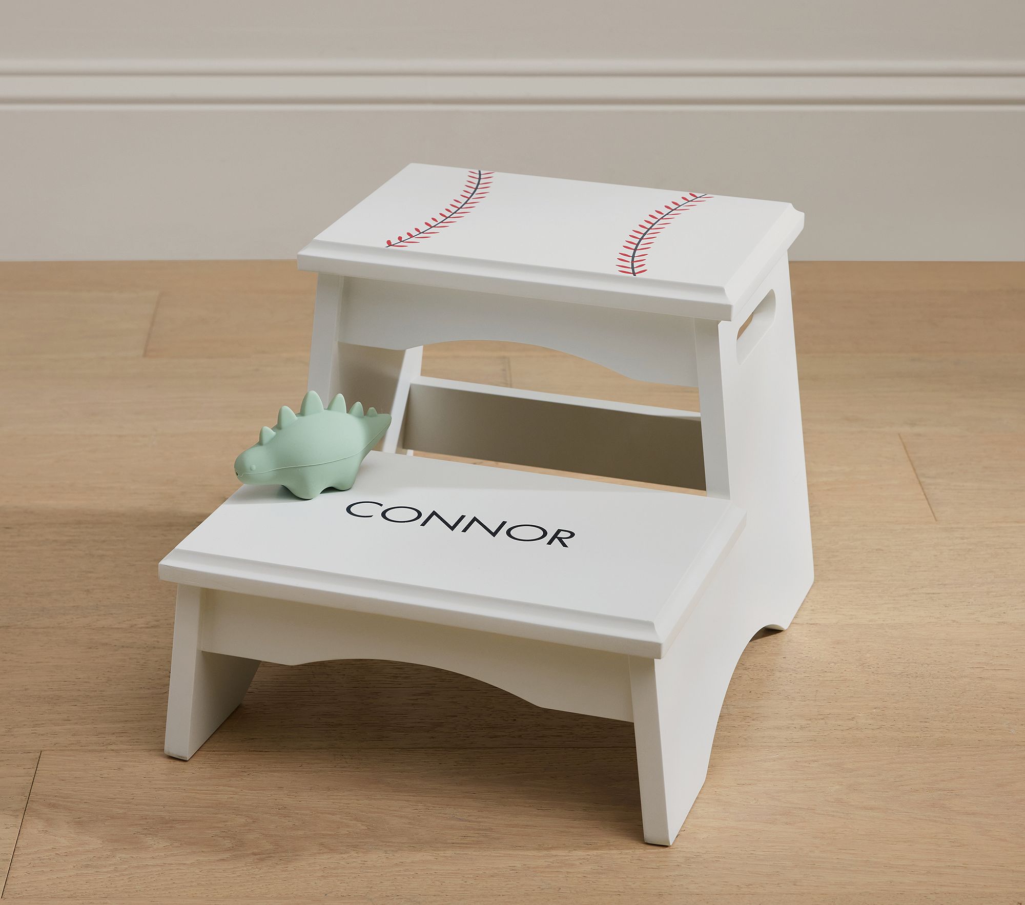 Baseball Painted Double Step Stool by Pottery Barn Kids