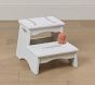 Baseball Painted Double Step Stool