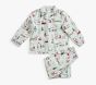 Holiday Train Flannel Kid Pajama Set