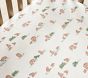 Luxe Critter Organic Cotton Crib Fitted Sheet