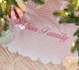 Pink Gingham Ruffle Tree Skirt