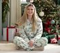Holiday Train Adult Flannel Pajama Set