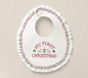 My First Christmas Embroidered Bib