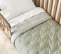 Chambray Reversible Toddler Comforter (Crib Sized)