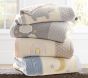 Lion Heirloom Sherpa-Backed Patchwork Knit Baby Blanket