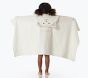 Kitty Faux Fur Kid Hooded Towel