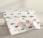 Trace Transportation Organic Cotton Muslin Oversized Blanket