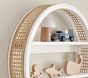 Caned Round Tiered Shelf (24")