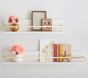 Gold Polished Metal Shelves (24" - 36")