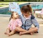 Mini Stripe Baby Beach Cover Up