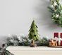Green Felt Tree Decor, Set of 2