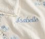 Bumblebee Garden Sherpa-Backed Knit Baby Blanket