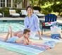 Striped Family Beach Convertible Tote/Towel