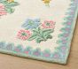 Hill House Home Wool Viscose Blue Floral Medallion Rug