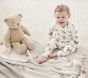 Teddy Bear Cotton Knit Baby Blanket
