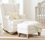 Wingback Ottoman