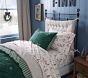 Chris Loves Julia Organic Christmas Toile Sheet Set