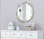 Monique Lhuillier Round Butterfly Metal Mirror (31")