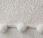 Recycled Sherpa Pom Pom Kid Throw Blanket