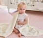 AERIN Fawn Emrboidered Pointelle Baby Blanket