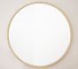 west elm x pbk Metal Framed Wall Mirror, Round