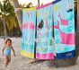 Classic Flamingo Kid Beach Towel UPF 50+